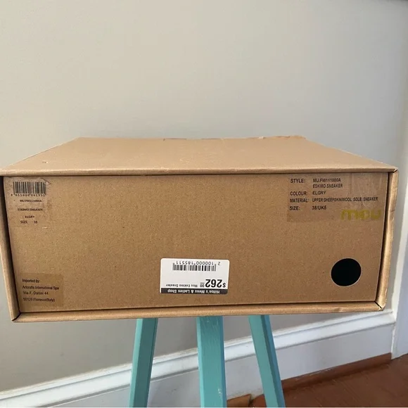 Mou Eskimo Sneaker Boots Elephant Grey Women’s Size 38 Winter & Rain Boots